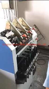 Hilado de fibra de algodón crudo de fibra corta utilizada en resultados de pruebas de laboratorio La línea pequeña incluye todo el proceso de producción, desde el cardado hasta el hilo retorcido listo para tejer