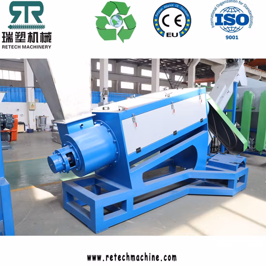 Acss (030) Servicio profesional Bolsa tejida de PP reciclado Línea de producción de fibra discontinua de poliéster con tornillo metálico