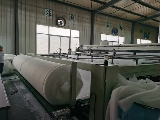 Línea de producción de guata no tejida sin pegamento