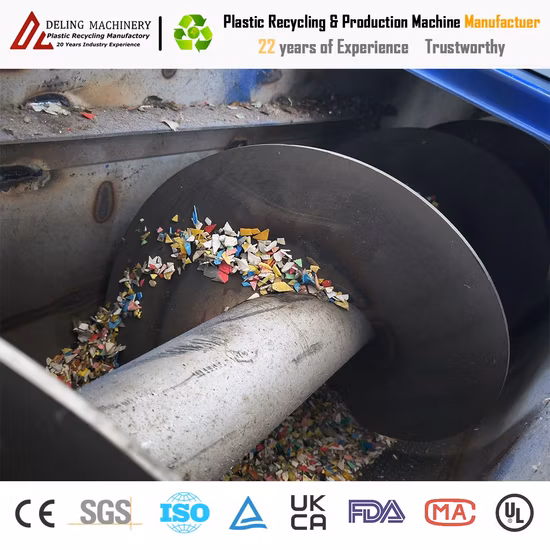 Línea de lavado y reciclaje de botellas de plástico para mascotas Yatong / Lavadora y trituradora de PP PE para mascotas